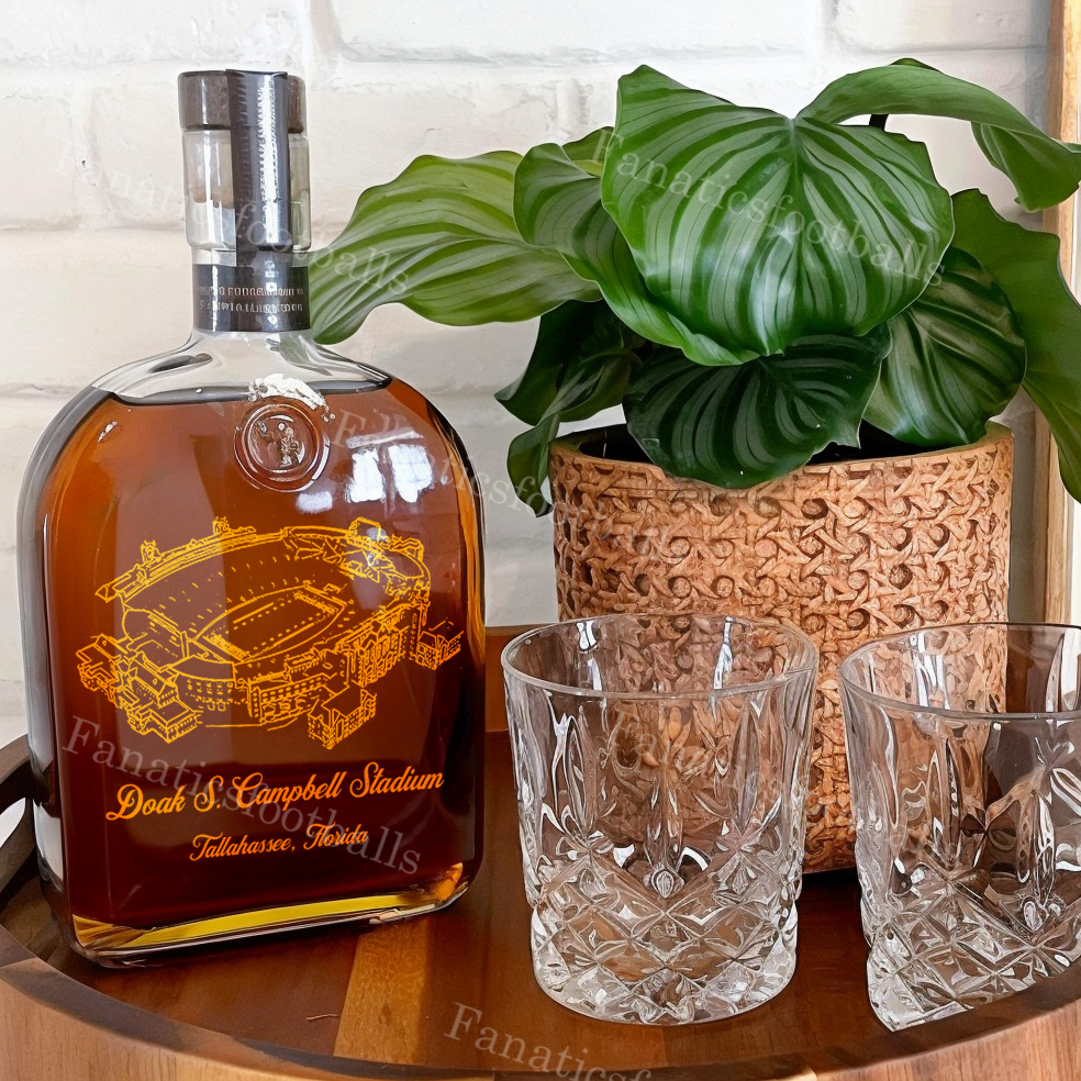 Doak Campbell Stadium Whiskey Bottles-Gifts For Sports Lovers