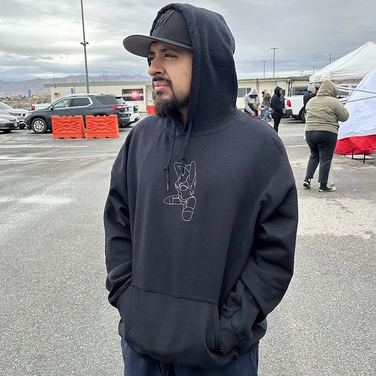 Custom Embroidered Sweatshirt – Personalized Sexy Portrait Gift for Him 💕🔥