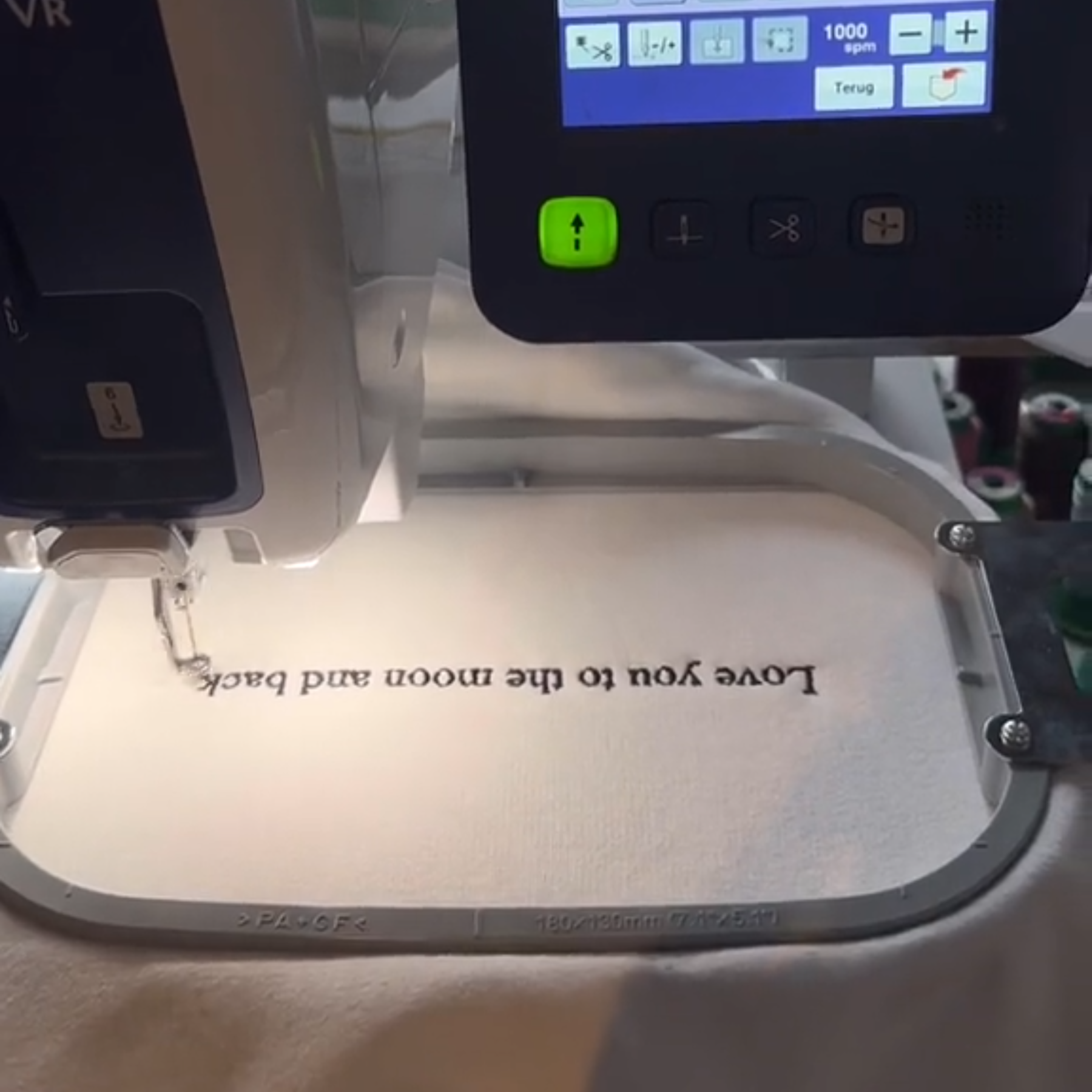 Custom Embroidered Couple Hoodie with Moon & Silhouette Design