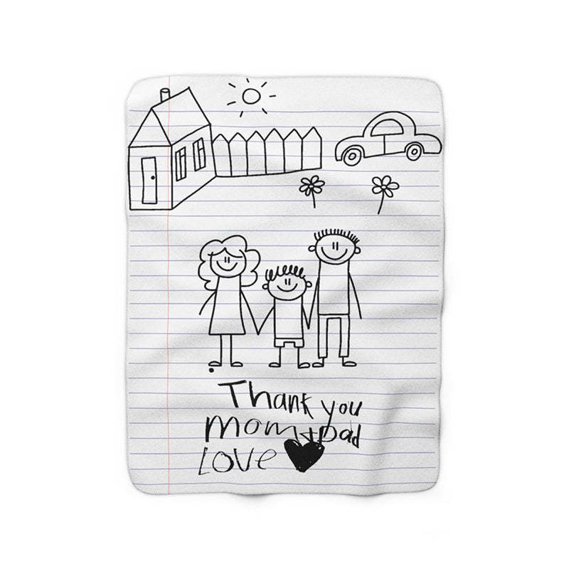 Custom Blanket Bereavement Gift Memorial Gift for Loss of Mother Dad Handwriting Gift Condolence Gift Sympathy Gift-ilovevango