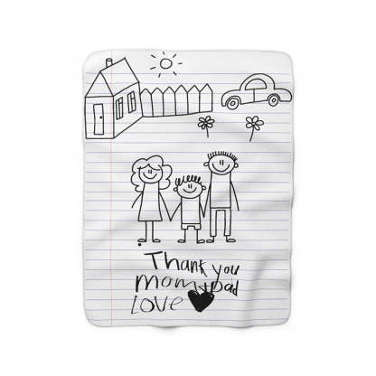 Custom Blanket Bereavement Gift Memorial Gift for Loss of Mother Dad Handwriting Gift Condolence Gift Sympathy Gift-ilovevango