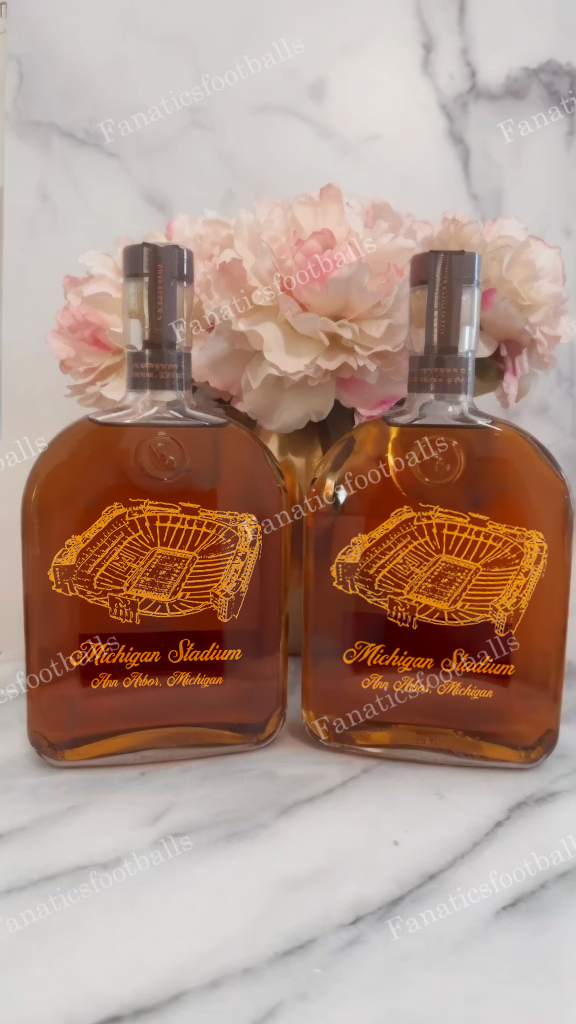 Michigan Stadium Whiskey Bottles-Gifts For Sports Lovers