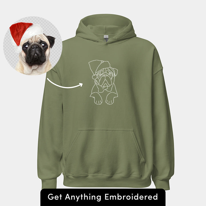 Christmas Gifts Custom Embroidered Sweatshirt and Hoodie Gifts For Pet