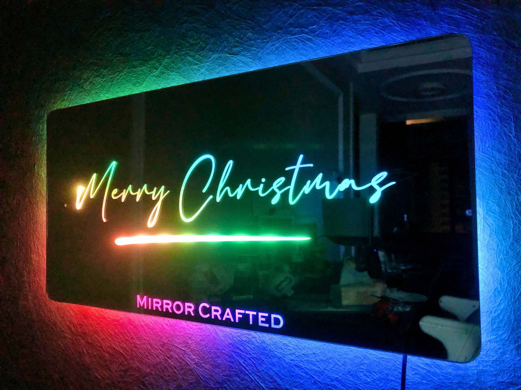 🎄Hot Sale🎄Personalised Name Mirror - Light Up Mirror(Buy 2 Get Free Shipping)