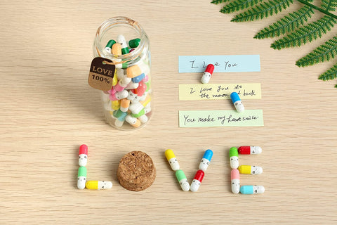 Capsule Letters Message In A Bottle Gifts For Couple