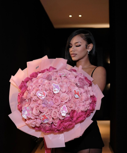 💕Glitter Rose Bouquet💕Couple Glitter Everlasting Rose Bouquet (Never Wither)