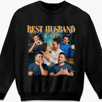 Custom Photo Best Husband Ever - Couple Personalized