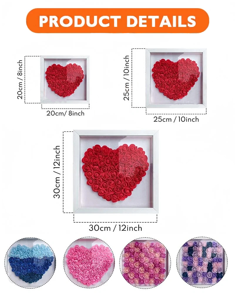 MUM We Love You - Personalized Flower Shadow Box - Mother's Day Gift