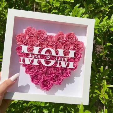 🌺MOM HEART SHAPED FLOWER BOX