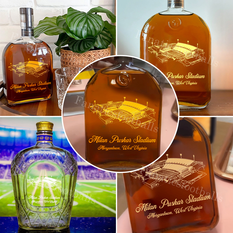 Milan Puskar Stadium Whiskey Bottles-Gifts For Sports Lovers