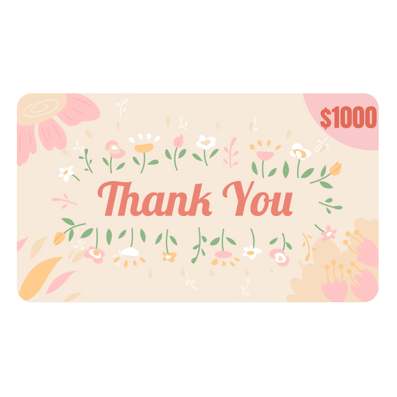 Thank You Gift Card