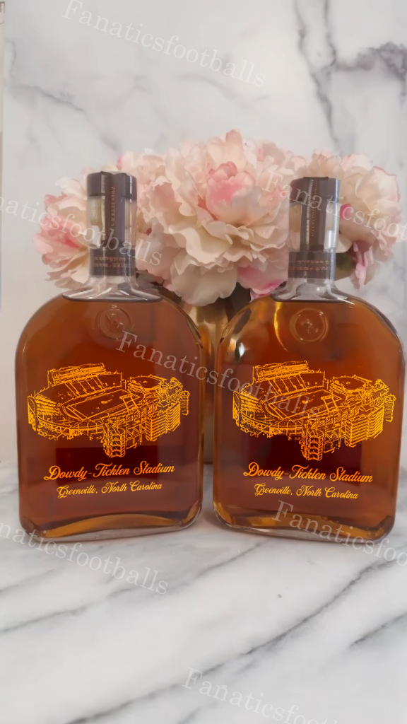 Dowdy-Ficklen Stadium Whiskey Bottles-Gifts For Sports Lovers