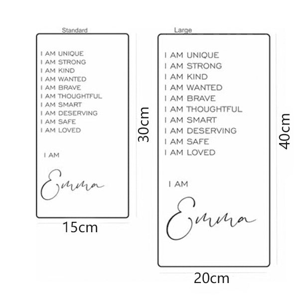 AFFIRMATIONS MIRROR - I AM MIRROR