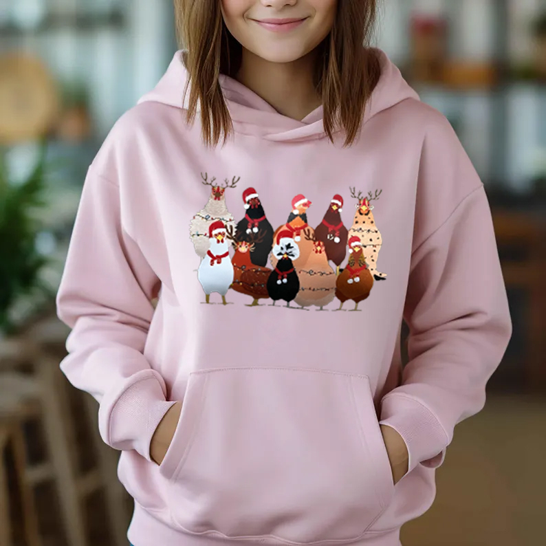 Chicken Farm Animals Ver3 Christmas Sweatshirt