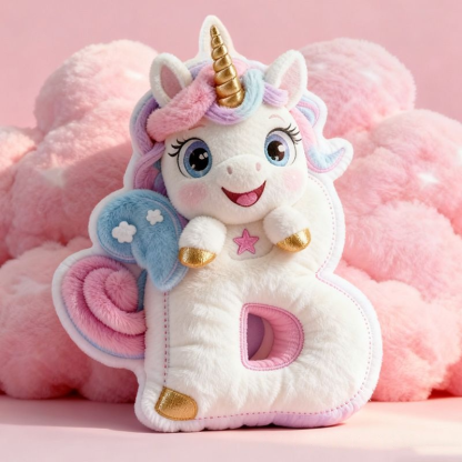 Personalized Unicorn Pillow with Colorful Mane and Magical Design for Whimsical Decor and Enchanting Holiday Gifts Graphic 3D Print Pillow