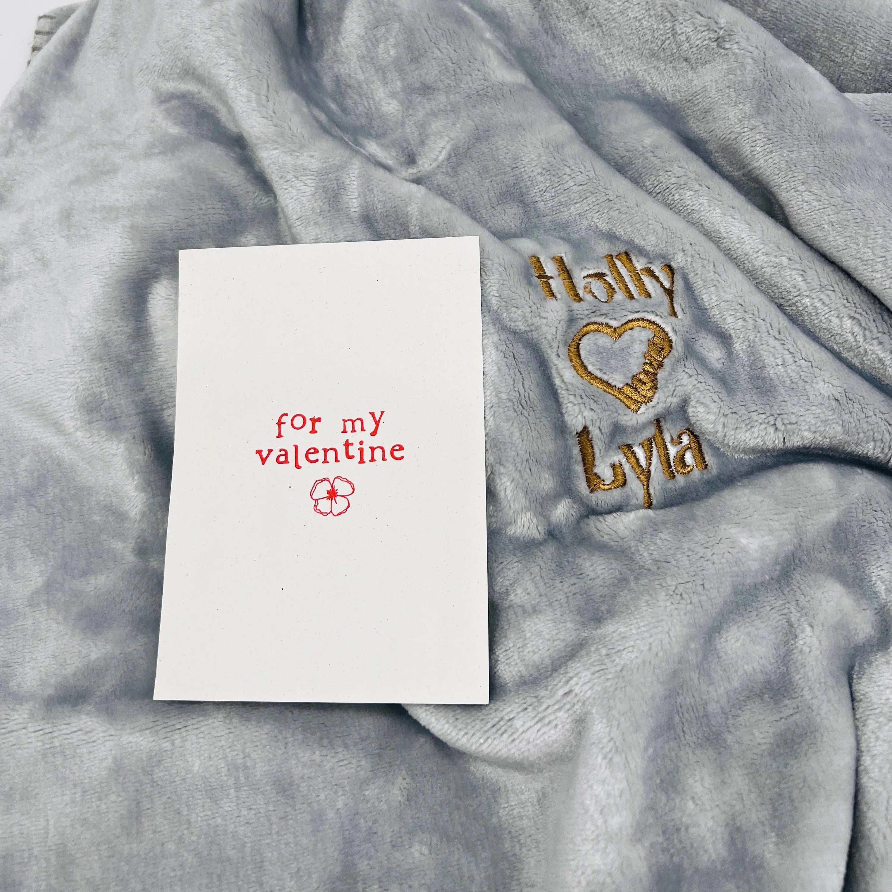 Couples Personalised Microfibre Soft Sofa Blanket-ilovevango