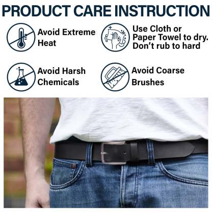 The Man Of My Heart The Father Of Our Children - Dad Gift From Wife To Husband - Personalized Engraved Leather Belt-ilovevango