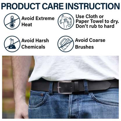 You Will Always Think Of Me - Gift For Husband, Boyfriend, Dad, Father, Couples - Personalized Engraved Leather Belt-ilovevango