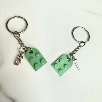 Brick Heart Keychain Set-ilovevango