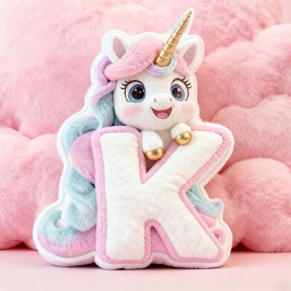 Personalized Unicorn Pillow with Colorful Mane and Magical Design for Whimsical Decor and Enchanting Holiday Gifts Graphic 3D Print Pillow