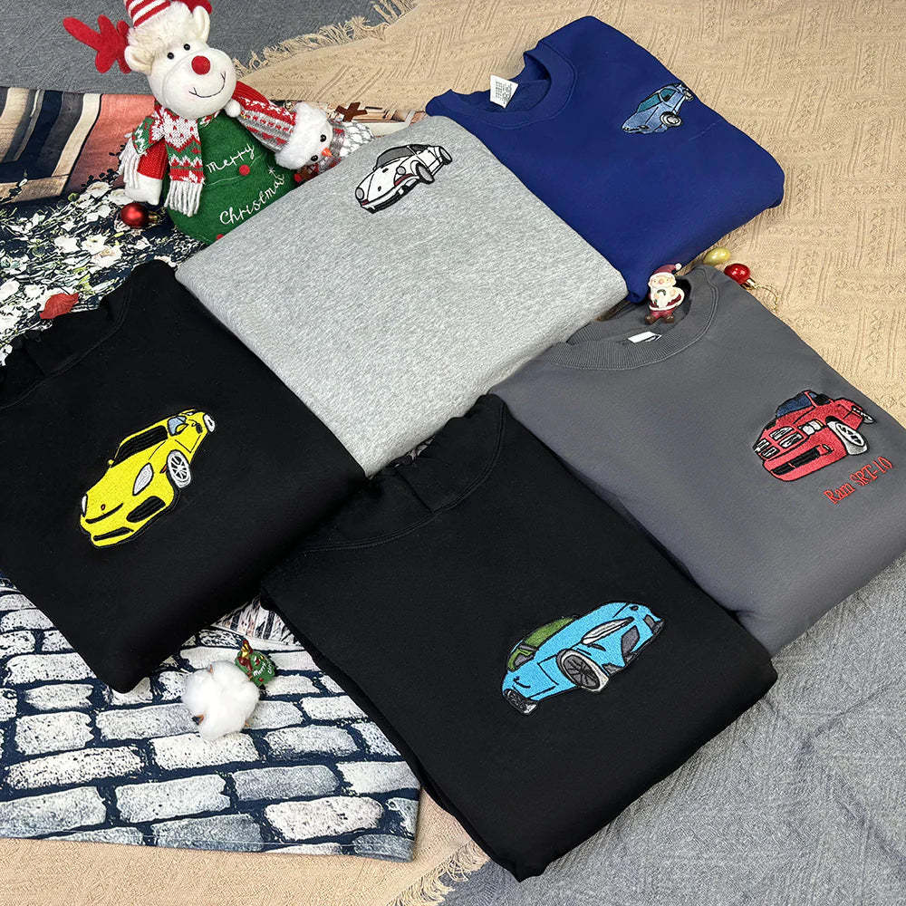 Plus Velvet Style-Customized Car Craft Sweatshirt/Hoodies, Car Enthusiast Gifts