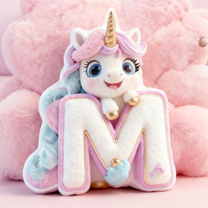 Personalized Unicorn Pillow with Colorful Mane and Magical Design for Whimsical Decor and Enchanting Holiday Gifts Graphic 3D Print Pillow