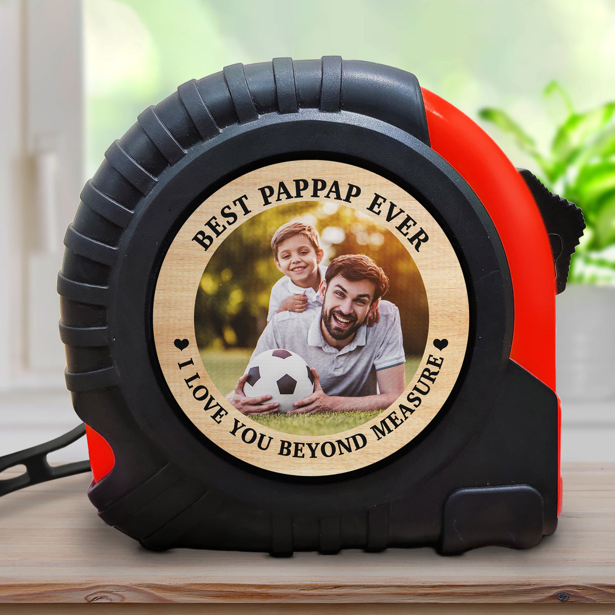 Custom Photo Best Dad Grandpa Ever - Personalized Tape Measure