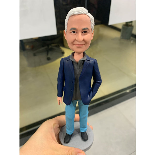 Custom Bobblehead Personalized Bobblehead Unique Personalized Gift For Grandpa-ilovevango