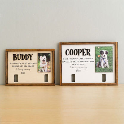 Personalized Pet Collar Frame Memorial Gift For Friends