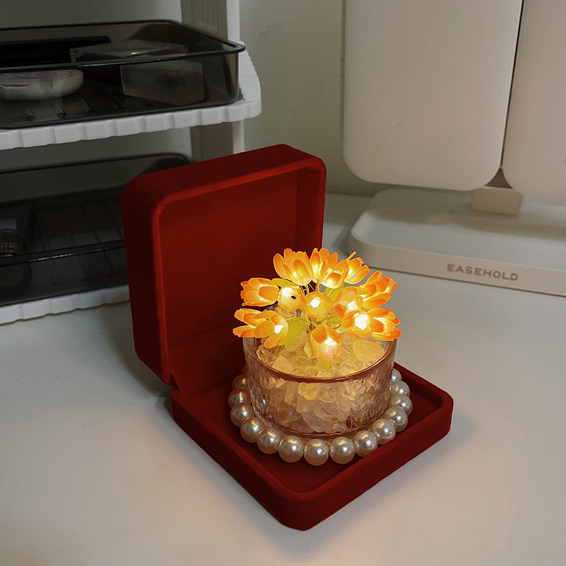DIY Tulip Potted Night Light Creative Birthday Gifts For Girlfriend