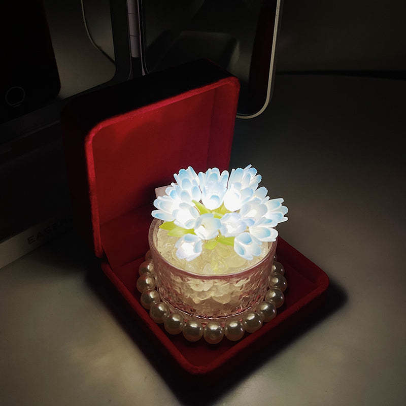 DIY Tulip Potted Night Light Creative Birthday Gifts For Girlfriend