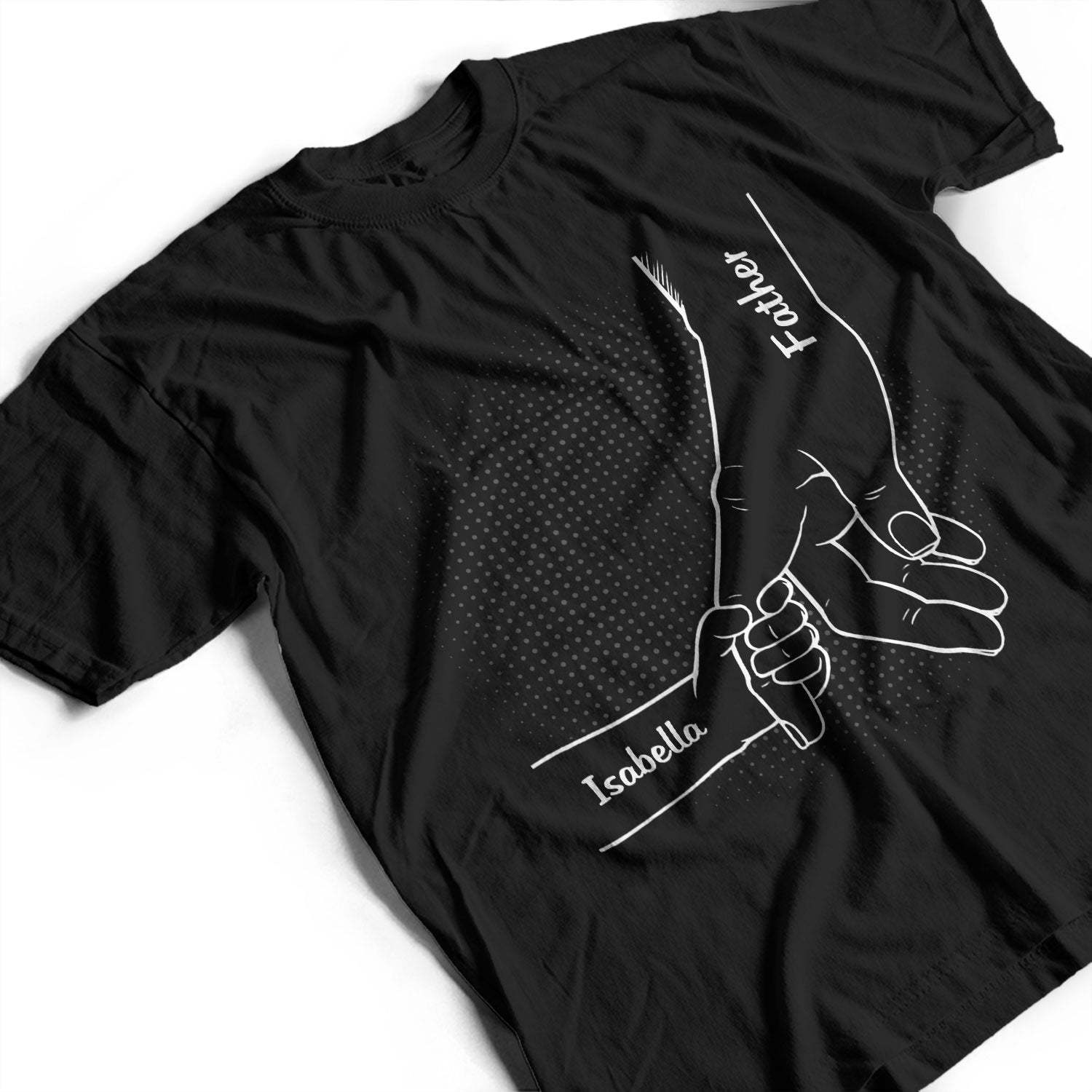 Hand In Hand, I Will Always Protect You - Birthday, Loving Gift For Mother, Father, Grandma, Grandpa, Parents, Grandparents - Personalized Custom T Shirt-ilovevango