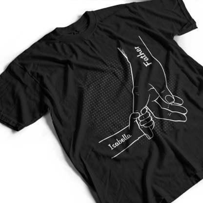 Hand In Hand, I Will Always Protect You - Birthday, Loving Gift For Mother, Father, Grandma, Grandpa, Parents, Grandparents - Personalized Custom T Shirt-ilovevango