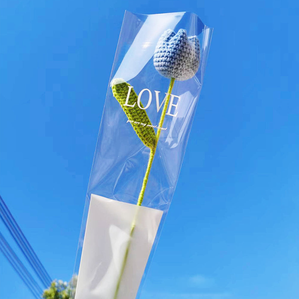 Mother's Day Gift 1pc Crochet Flower Handmade Knitted Flower Gift For Her-ilovevango