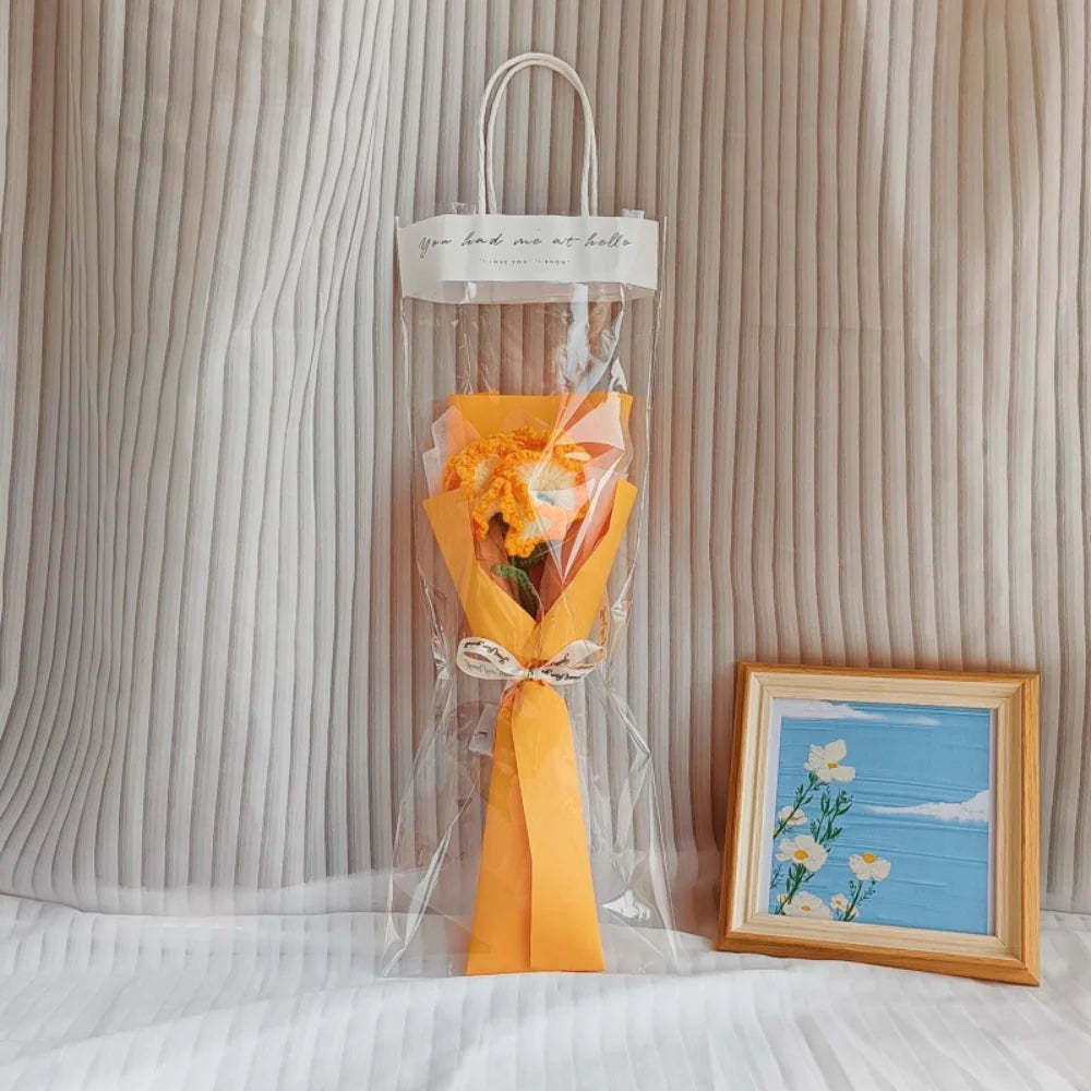 Mother's Day Gift 1pc Crochet Flower Handmade Knitted Flower With Light Strip Gift For Lovers-ilovevango