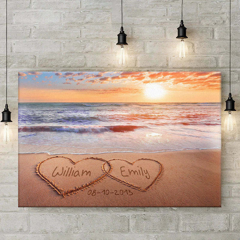 You Are My Everything - Couple Personalized Custom Horizontal Canvas - Gift For Husband Wife, Anniversary-ilovevango