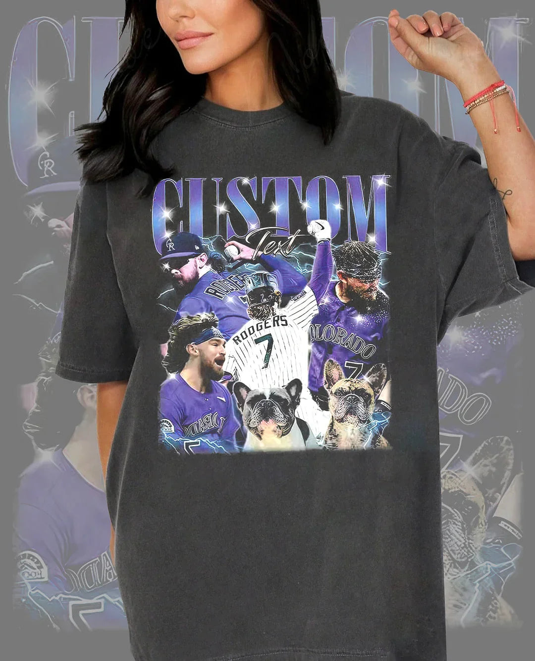 Custom 90s Vintage Shirt, Custom Photo Custom Rap Tee