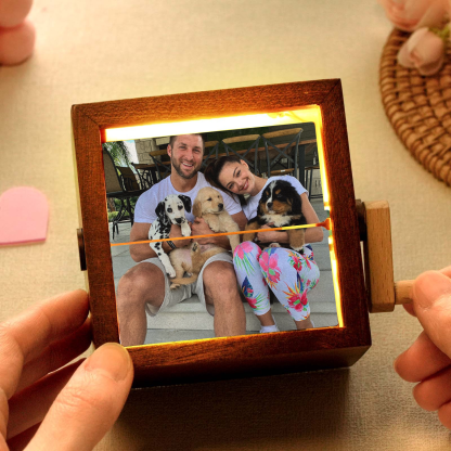 Custom Photos Hand-Crank Flipbook Box