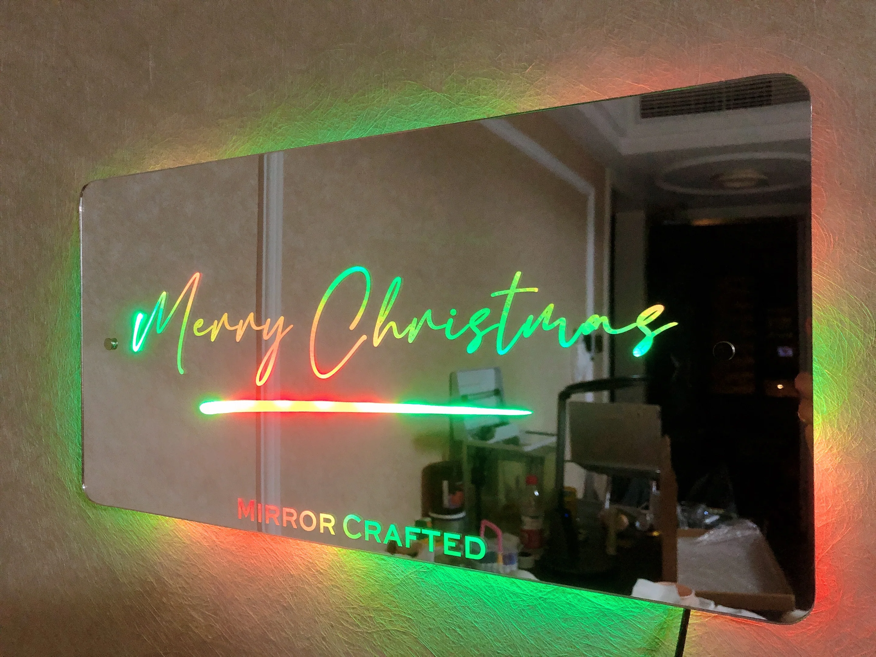 🎄Hot Sale🎄Personalised Name Mirror - Light Up Mirror(Buy 2 Get Free Shipping)