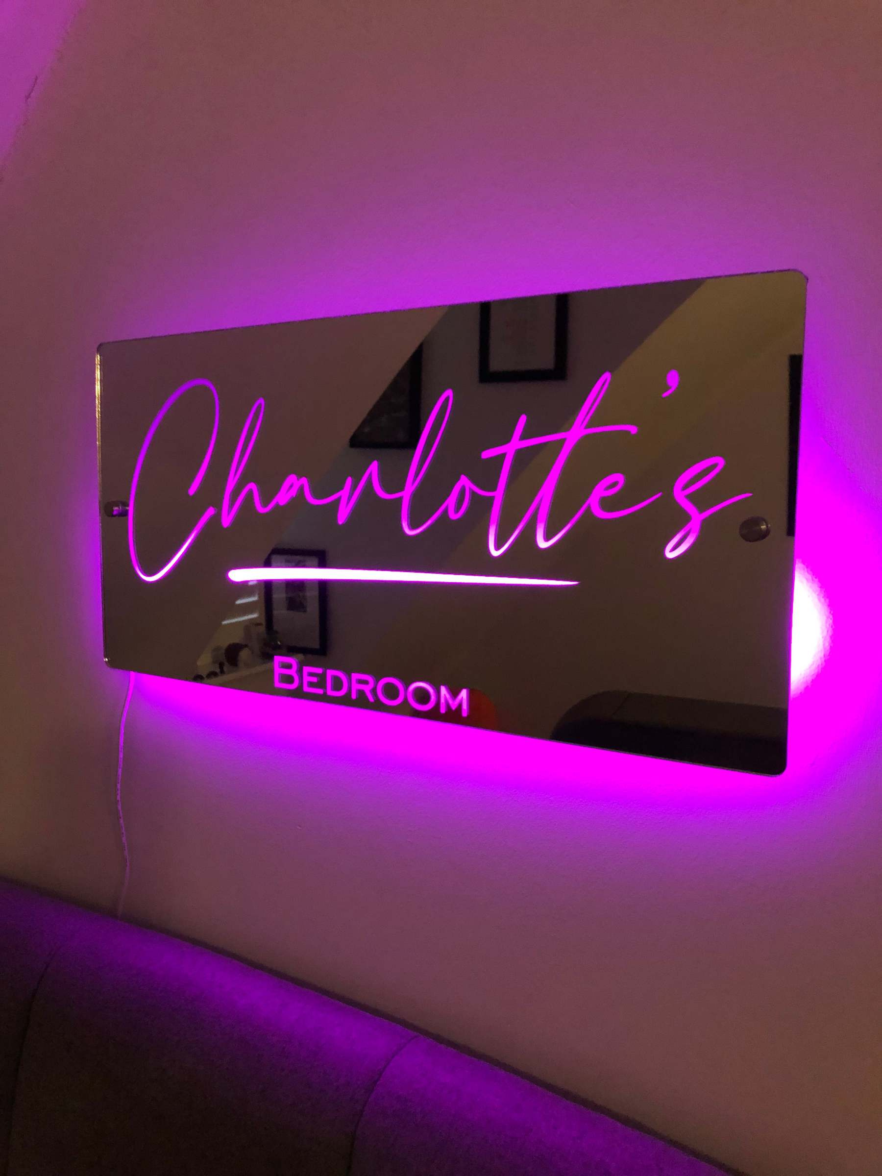 🎄Hot Sale🎄Personalised Name Mirror - Light Up Mirror(Buy 2 Get Free Shipping)
