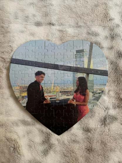 Personalized Heart Puzzle Gift - Two Sizes