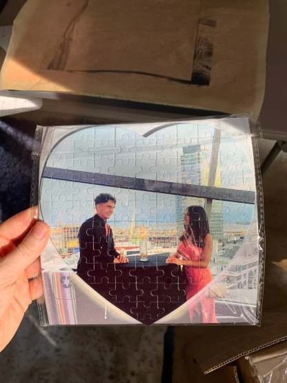 Personalized Heart Puzzle Gift - Two Sizes