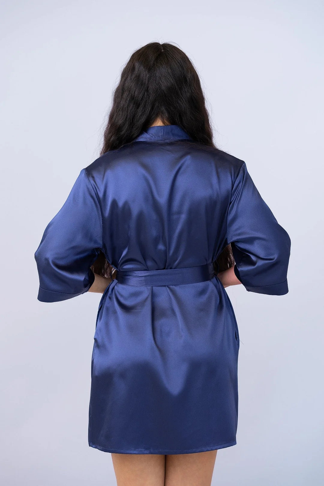 Customized Embroidered Pajamas Satin Robe-Gift For Mom And Wife