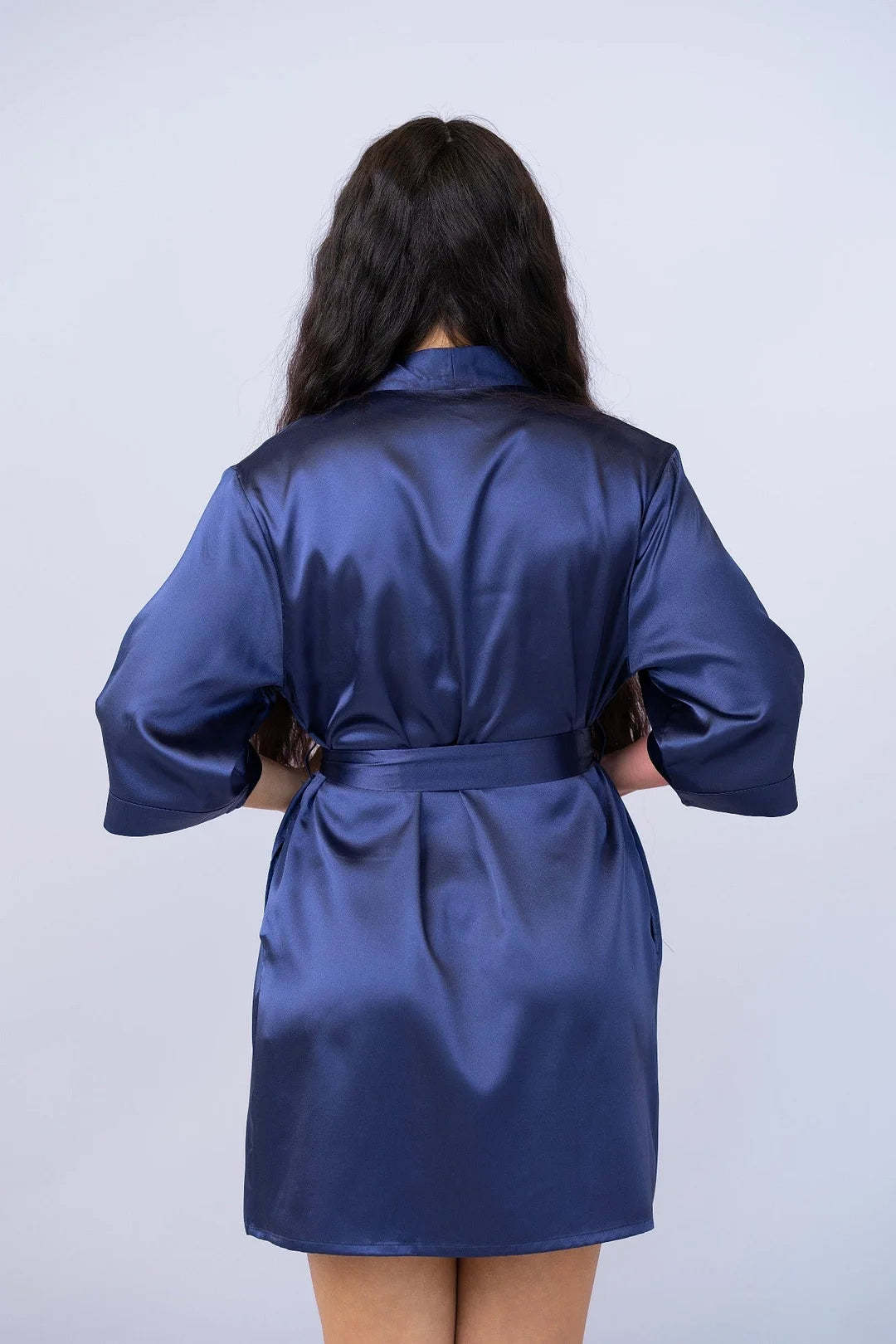 Customized Embroidered Pajamas Satin Robe-Gift For Mom And Wife