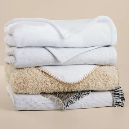 The Warmth of Love 💖 - Personalized Fleece & Sherpa Photo Blanket - Custom 5-Photo Design, Perfect Gift for Lovers & Family