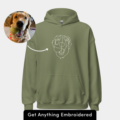 Custom Embroidered Sweatshirt and Hoodie Gifts For Pet