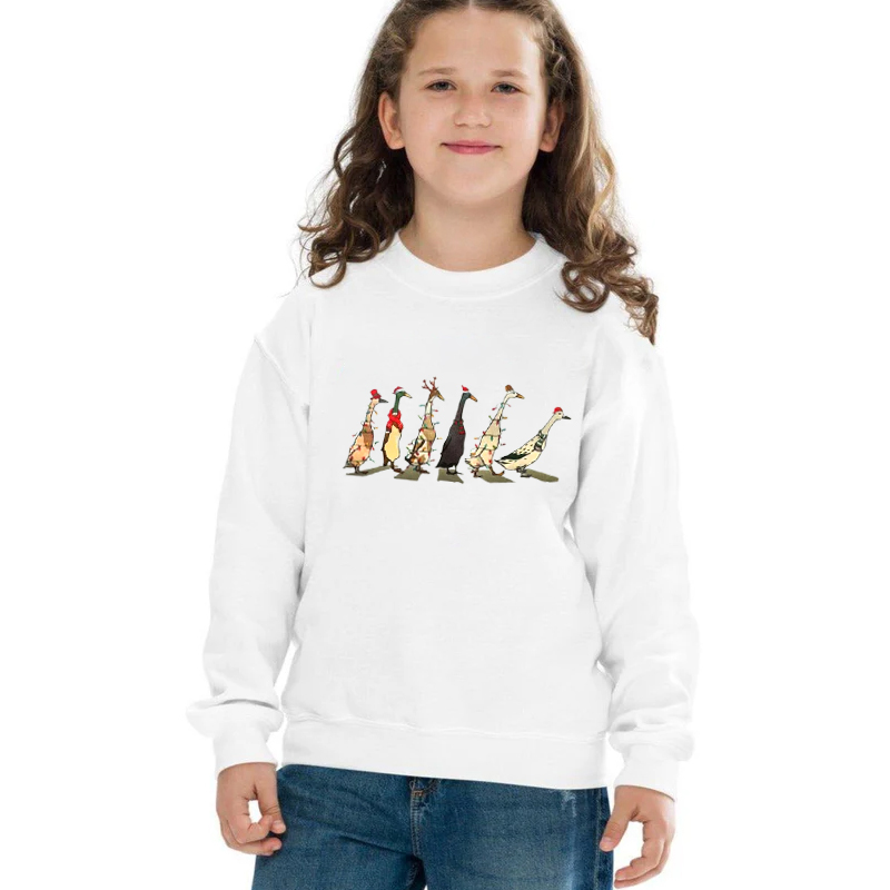 Christmas Santa Duck Christmas Sweatshirt