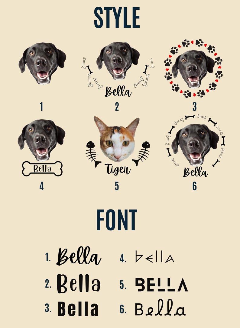 Custom Pet Portrait Shirt, Personalized Embroidered Pet and Name Hoodie Sweatshirt