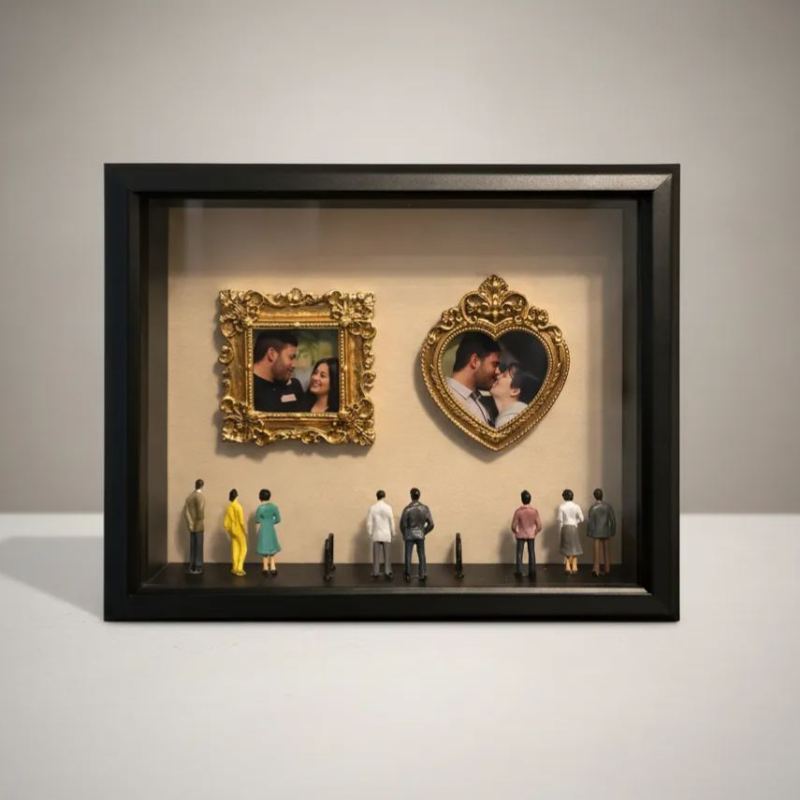 Museum of Us Frame Personalized Couples Gift for Her Cute Miniature Museum Gifts Meaningful Gift Valentine's Day Anniversary Gift