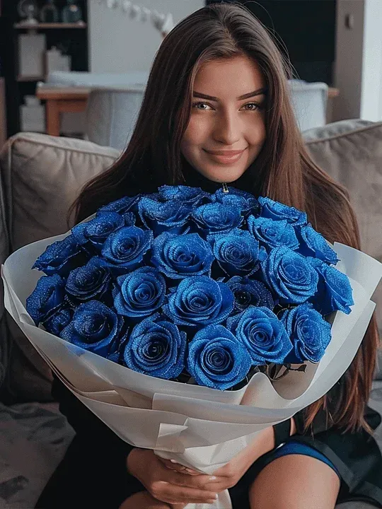 💕Glitter Rose Bouquet💕Couple Glitter Everlasting Rose Bouquet (Never Wither)